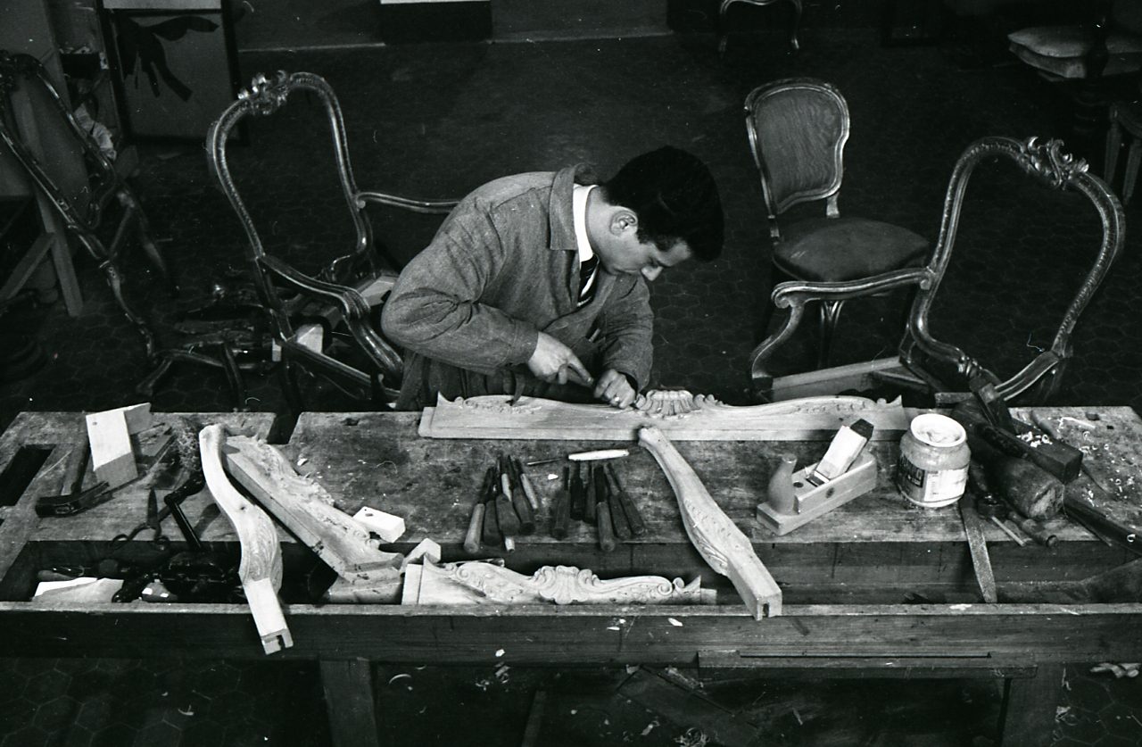 Il laboratorio negli anni Sessanta